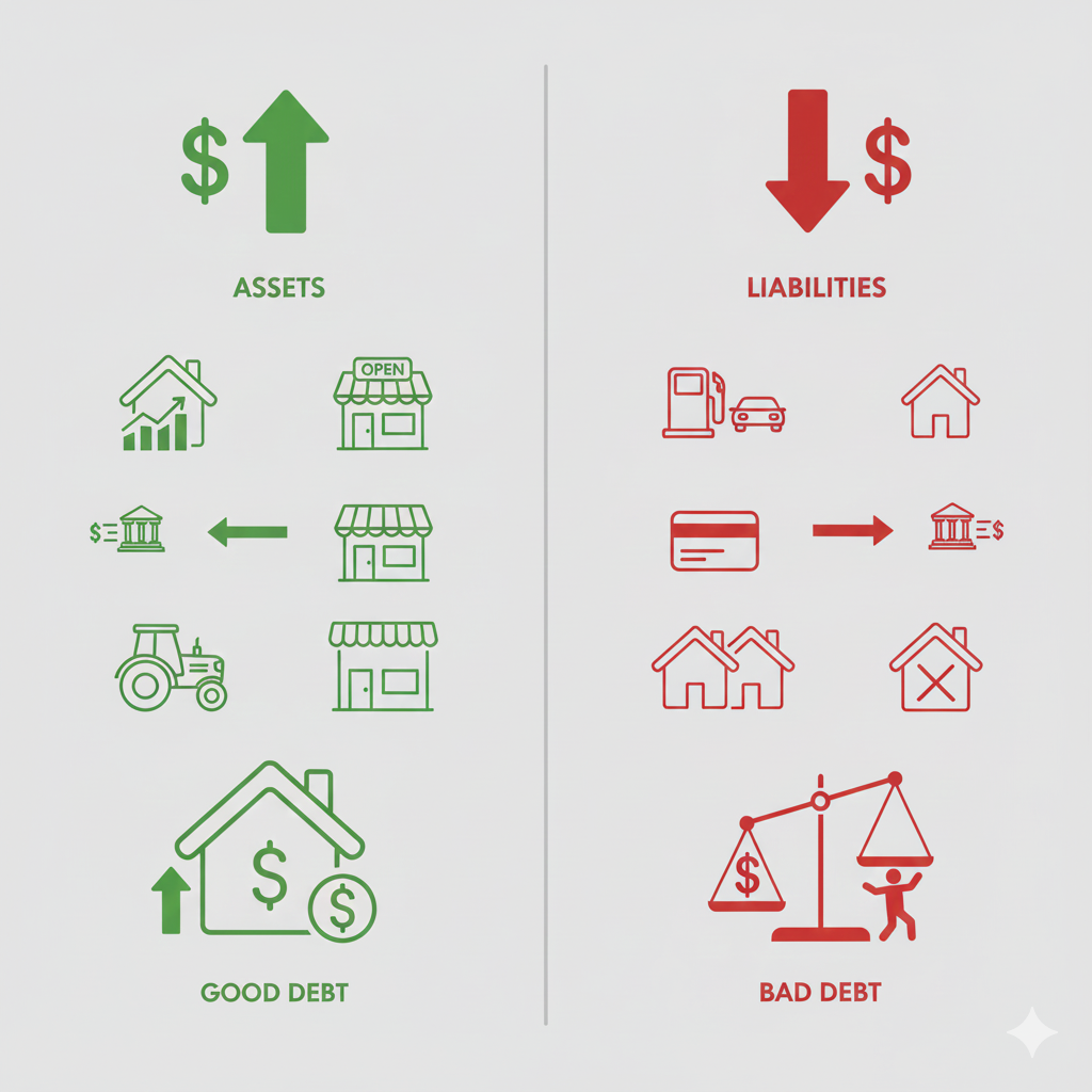 Ativo vs. Passivo: A Chave para a Liberdade Financeira (E Como a Dívida Pode Ajudar)