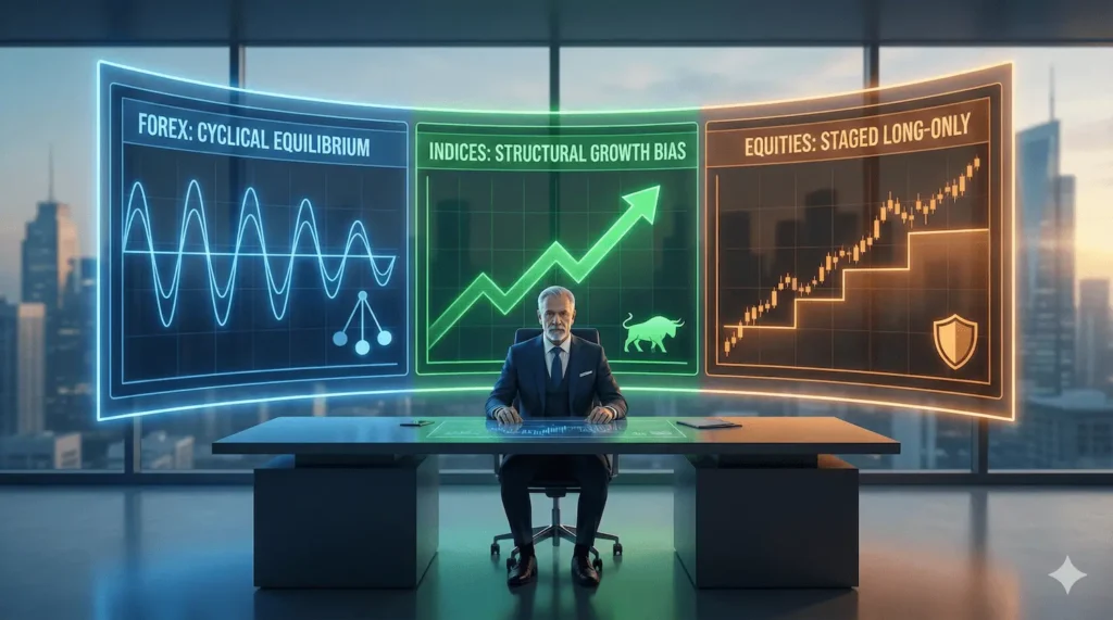 Forex, Stock Indices and Individual Equities: Why Treating Different Assets the Same is Your Portfolio’s Silent Killer